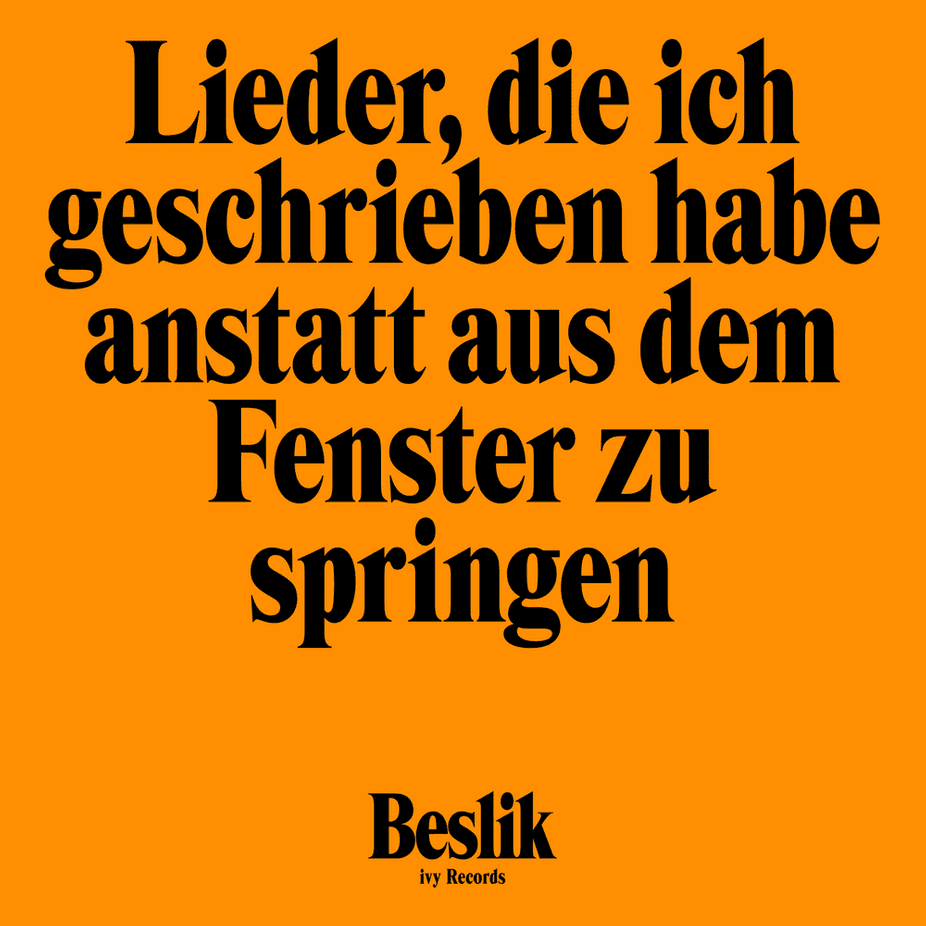 Cover von Lieder, die ich geschrieben habe anstatt aus dem Fenster zu springen