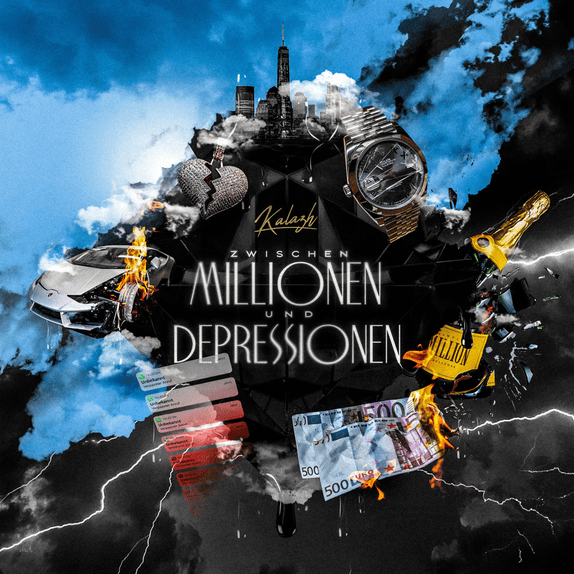 Cover von Zwischen Millionen und Depressionen