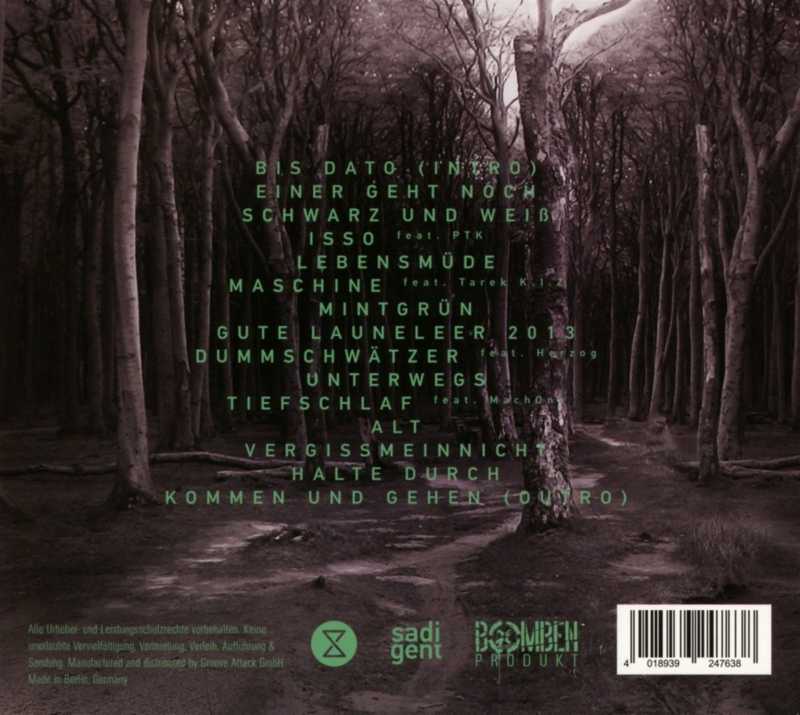 Bis Dato Cover Rueckseite Deutsche Rapper