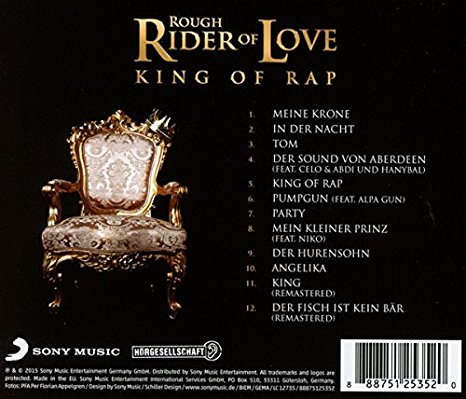 King of Rap Cover Rueckseite